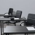 Icon representing office environment and desk work